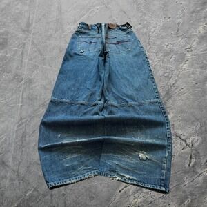 Baggy Triple Five Soul Wide Leg Southpole Style Y2K Skater Vintage Jeans 40x34
